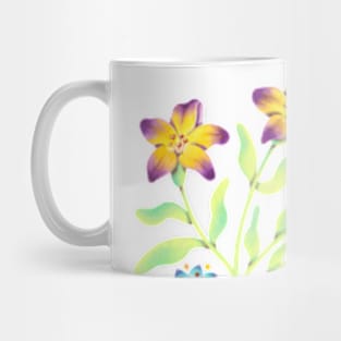 Midnight Meadow Floral Mug